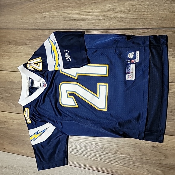 SANDIEGO CHARGERS LADAINIAN TOMLINSON REEBOK THROWBACK JERSEY BOYS SIZE SMALL - Picture 4 of 12